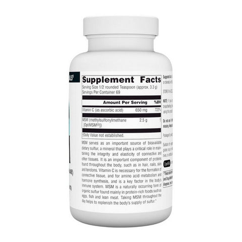 Source Naturals, MSM with Vitamin C, 8 oz