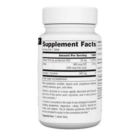 Source Naturals, N-Acetyl L-Tyrosine, 300 mg, 60 Tabs