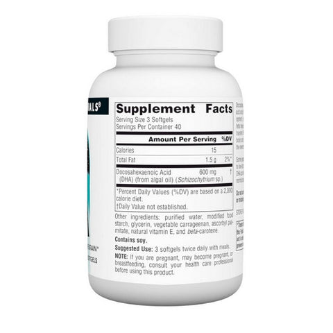 Source Naturals, Dha Neuromins, 200 mg, 120 Softgels