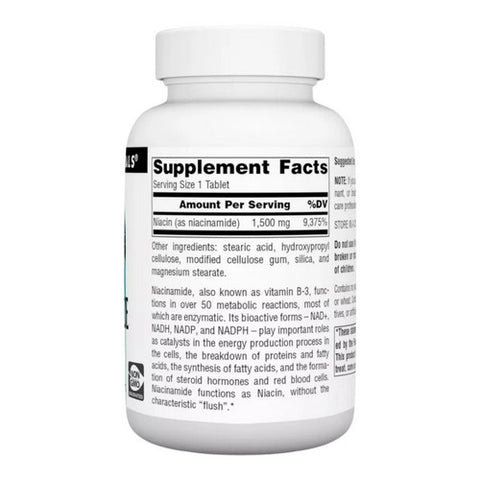 Source Naturals, Niacinamide B-3, 1500 mg, 50 Tabs