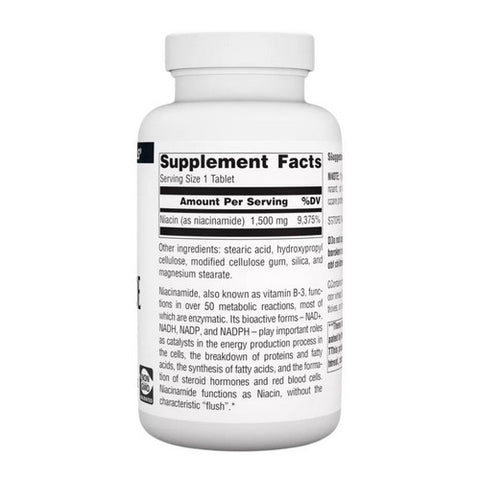 Source Naturals, Niacinamide B-3, 1500 mg, 100 Tabs
