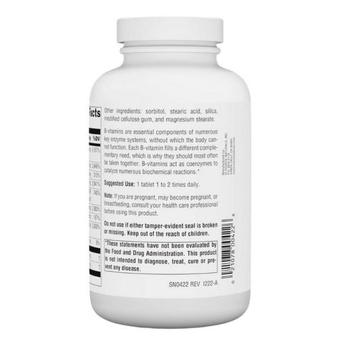 Source Naturals, B-50 Complex, 50 mg, 250 Tabs