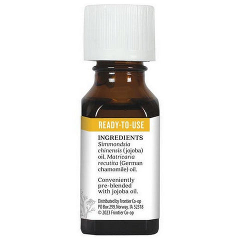 Aura Cacia, Precious Essentials Oil, German Chamomile Jojoba, 0.5 Oz