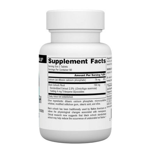 Source Naturals, Black Cohosh, Extract 120 Tabs