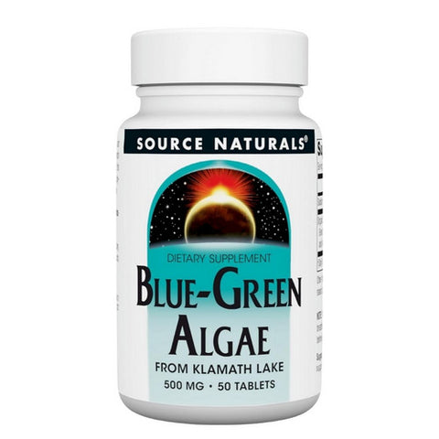 Source Naturals, Blue-Green Algae, 500 MG, 50 Tabs