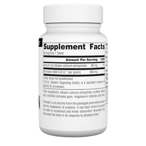 Source Naturals, Bromelain, 500 mg, 60 Tabs