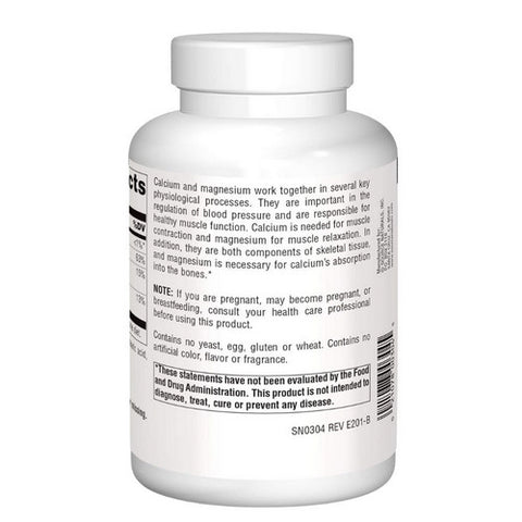 Source Naturals, Calcium and Magnesium, 300 mg, 240 Tabs