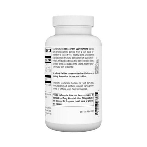 Source Naturals, Vegetarian Glucosamine, 750 mg, 120 Tabs Source Naturals