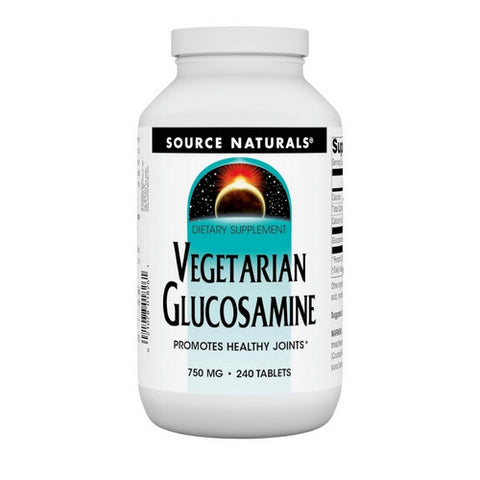 Source Naturals, Vegetarian Glucosamine, 750 mg, 240 Tabs