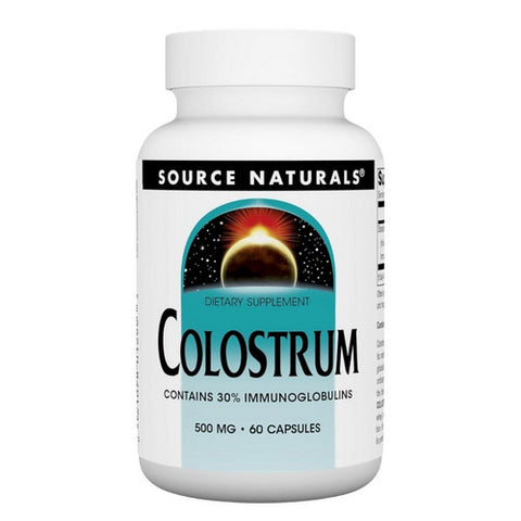 Source Naturals, Colostrum, 500 MG, 60 Caps