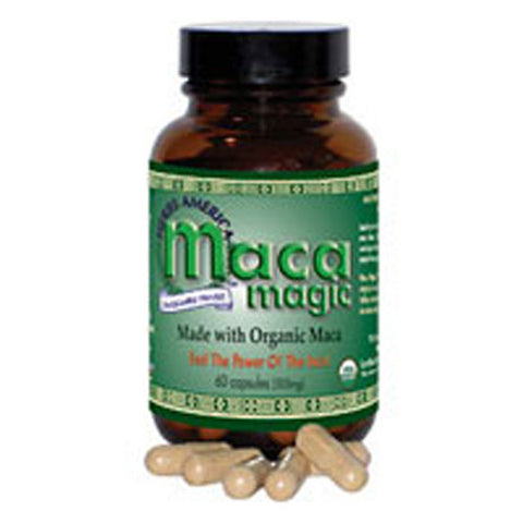 Maca Magic, Organic Maca Magic, 60 Vegicaps