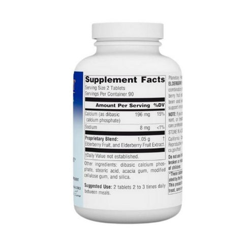 Planetary Herbals, Full Spectrum Elderberry Extract, 525 mg, 180 Tabs