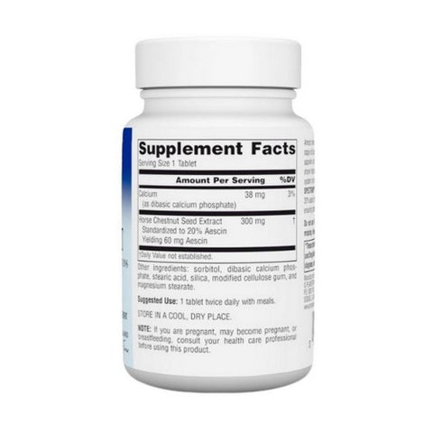 Planetary Herbals, Full Spectrum Horse Chestnut, 300 mg, 60 Tabs