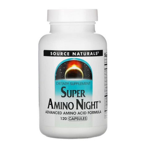 Source Naturals, Super Amino Night, 120 Caps