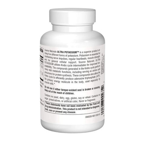 Source Naturals, Ultra Potassium, 99 mg, 100 Tabs