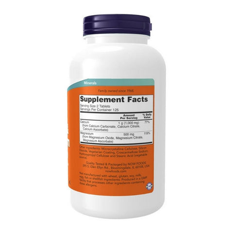 Now Foods, Calcium-Magnesium, 500/250 mg, 250 Tabs