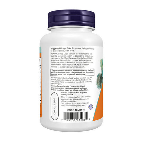 Now Foods, Cal-Mag Caps, 120 Caps