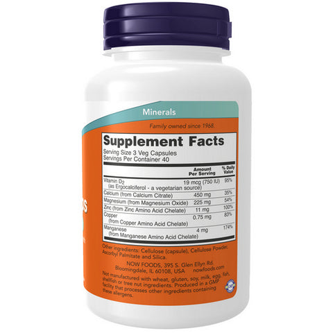 Now Foods, Calcium Citrate, 120 Veg Caps