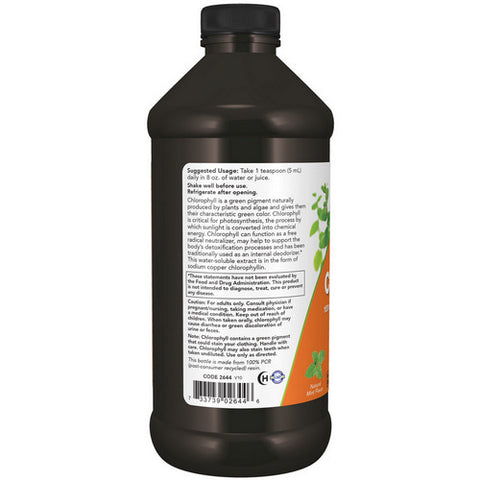 Now Foods, Chlorophyll & Mint, 16 OZ