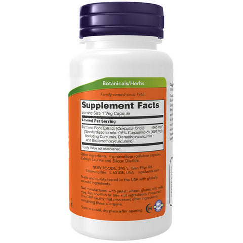 Now Foods, Curcumin Extract, 60 Vcaps