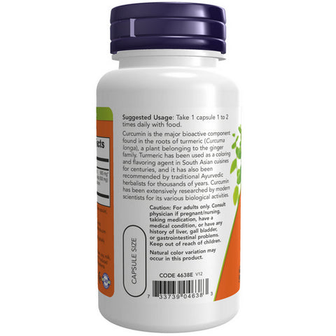 Now Foods, Curcumin Extract, 60 Vcaps