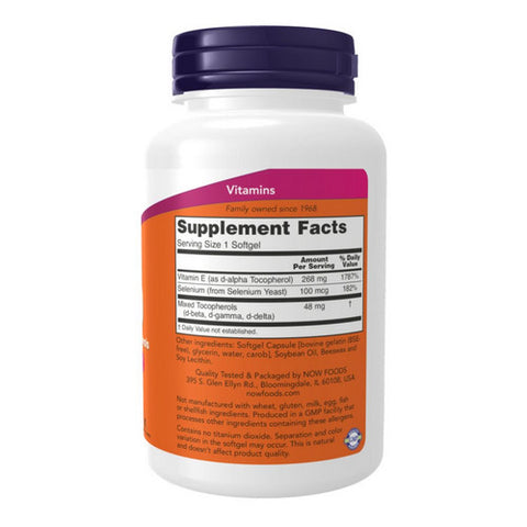 Now Foods, Vitamin E, 400 IU, 100 Sgels