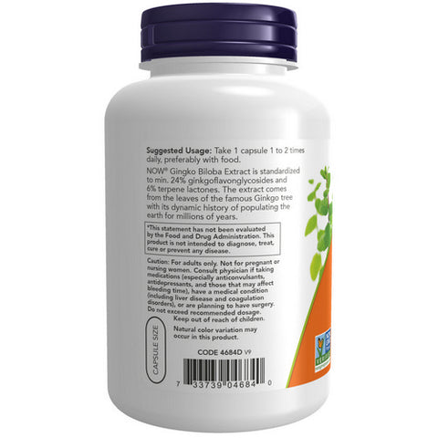 Now Foods, Ginkgo Biloba, 60 mg, 240 Caps
