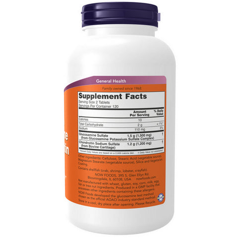 Now Foods, Glucosamine & Chondroitin, 240 Tabs