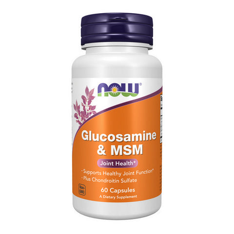 Now Foods, Glucosamine & M.S.M, 750/250 mg, 60 Caps