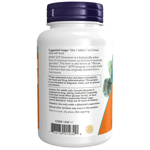 Now Foods, GTF Chromium, 200 Mcg, 250 Tabs