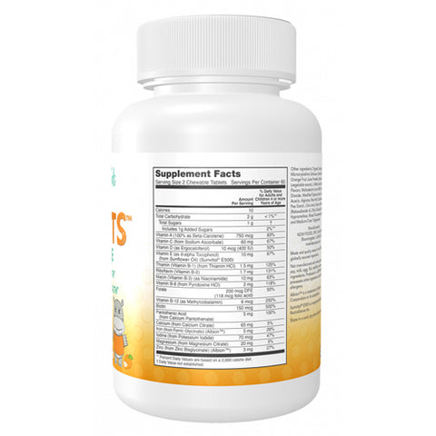 Now Foods, Kid Vits Juicy Orange Chewable Tablets, 120 Lozenges