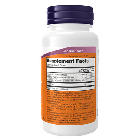 Now Foods, Melatonin, 1 mg, 100 Tabs