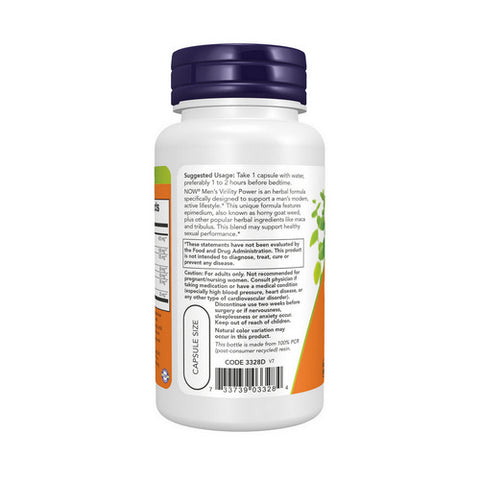 Now Foods, Mens Virility Power, 60 Caps