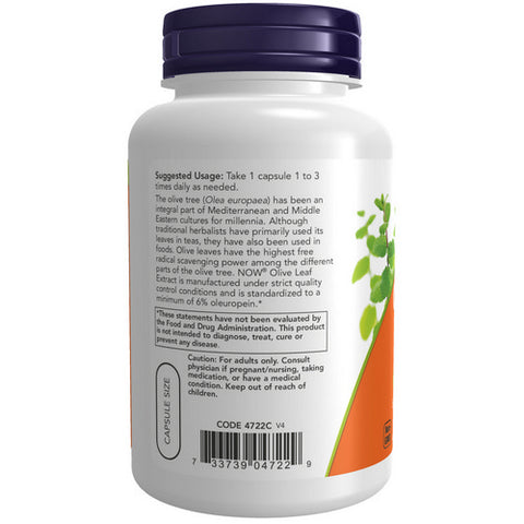 Now Foods, Olive Leaf Extract, 500 mg, 120 Vcaps