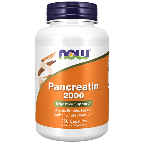 Now Foods, Pancreatine, 200 mg, 250 Caps