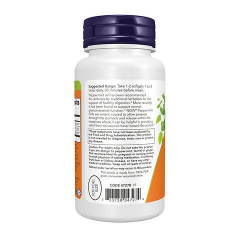 Now Foods, Peppermint Gels, 90 Sgels