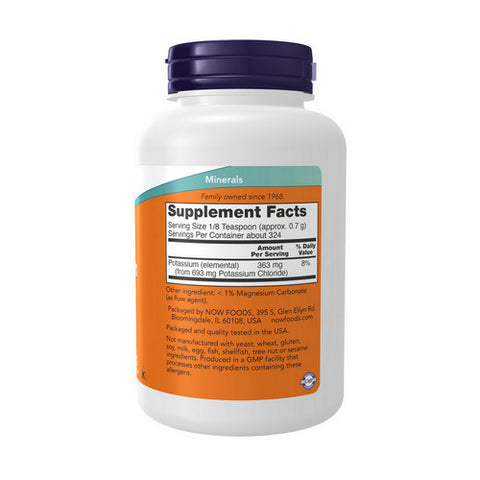 Now Foods, Potassium Chloride Powder, 8 OZ