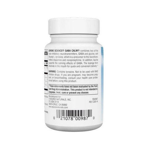 Source Naturals, Serene Science Gaba Calm Orange, 60 Tabs Source Naturals
