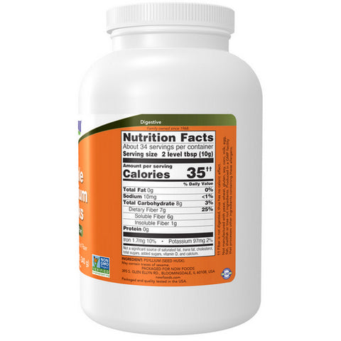 Now Foods, Whole Psyllium Husks, 12 Oz