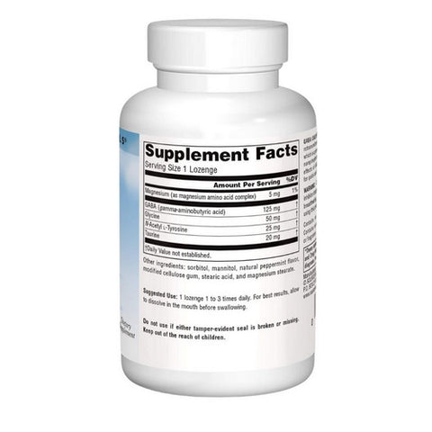 Source Naturals, Gaba Calm, Peppermint 60 Lozenges