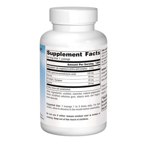 Source Naturals, Gaba Calm, Peppermint, 120 Lozenges