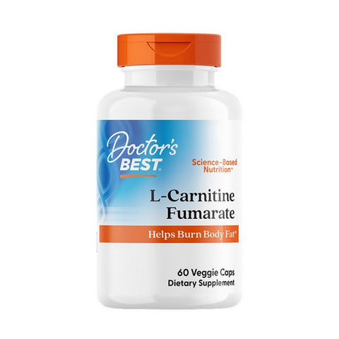 Doctors Best, L-Carnitine Fumarate featuring Sigma Tau Carnitine, 855 mg, 60 Veggie Caps