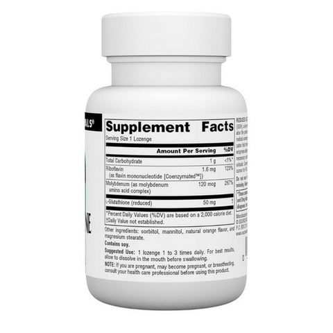 Source Naturals, Glutathione, Orange flavor, 50 mg, 50 Tabs