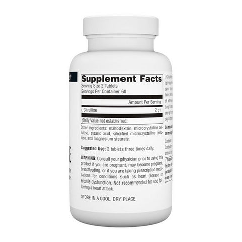 Source Naturals, L-Citrulline, 1000 mg, 120 Tabs