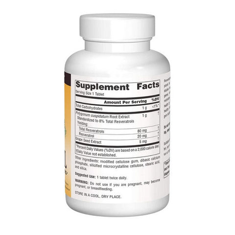 Source Naturals, Resveratrol, 80 mg, 120 Tabs