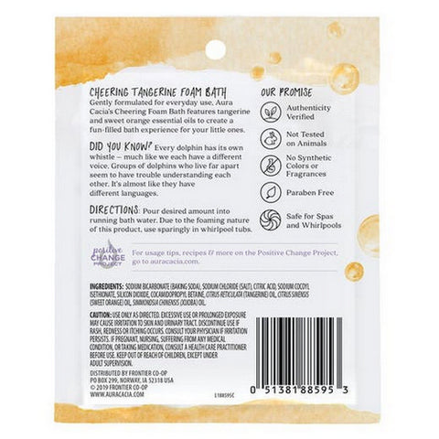 Aura Cacia, Aromatherapy Foam Bath, Kids Cheering 2.5 Oz