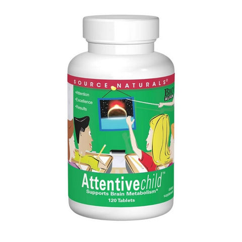 Source Naturals, Attentive Child Sweet And Tart, 120 Tabs
