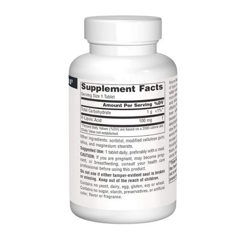 Source Naturals, R-Lipoic Acid, 100 MG, 120 Tabs