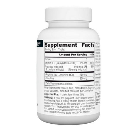 Source Naturals, L-Arginine L-Citrulline Complex, 60 Tabs