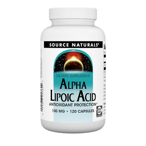 Source Naturals, Alpha Lipoic Acid, 100 mg, 120 Capsules